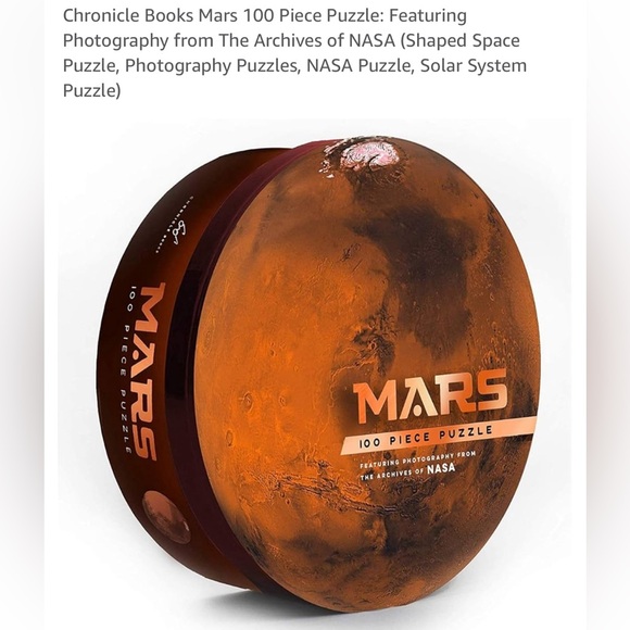 Chronicle Books Mars 100 piece puzzle - Picture 4 of 6